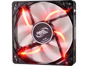 DEEPCOOL WIND BLADE 120 Hydro Bearing Semi transparent Black Fan with Red LED