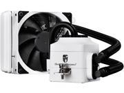 DEEPCOOL Gamer Storm CAPTAIN 120EX WHITE CPU Liquid Cooler AIO Water Cooling Ceramic Bearing Pump Visual Liquid Flow with 120mm PWM Fan Rubber Coating Deep Sile