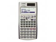 Casio FC200V Financial Calculator 12 Digit s Dot Matrix Battery Solar Powered 3.2 x 6.3 x 0.4 Silver 1 Each
