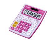 Casio MS 10VC PK Simple Calculator Pink