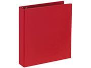 Avery 27202 Durable EZ Turn Ring Reference Binder 11 x 8 1 2 1 1 2 Capacity Red