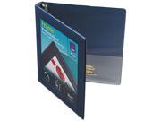 Avery 68051 Framed View Binder With Slant Rings 1 2 Capacity Navy Blue