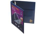 Avery 79809 Nonstick Heavy Duty EZD Reference View Binder 1 Capacity Navy Blue
