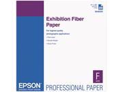 Epson Exhibition Fiber Paper Micro Porous Smooth Gloss 17 x 22 White 25 Sheets