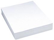 Pacon Composition Paper Smooth Ruled No Margin Letter White 500 Sheets per Ream