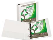 Samsill 16967 Earth s Choice Biodegradable Angle D Ring View Binder 2 White