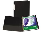 Samsill 16330 Clean Touch Antimicrobial Locking D Ring Binder 11 x 8 1 2 1 Capacity Black