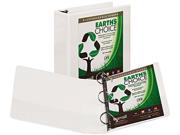 Samsill 16987 Earth s Choice Biodegradable Angle D Ring View Binder 3 White
