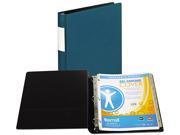 Samsill 17638 Top Performance DXL Locking D Ring Binder With Label Holder 1 Capacity Teal