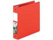 Samsill 14363 Clean Touch Antimicrobial Locking Round Ring Binder 11 x 8 1 2 2 Cap Red