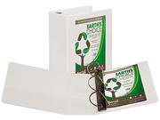 Samsill 16907 Earth s Choice Biodegradable Angle D Ring View Binder 5 White