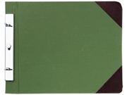 Wilson Jones 278 27 Canvas Sectional Post Binder 11 x 8 1 2 4 1 4 Center Green