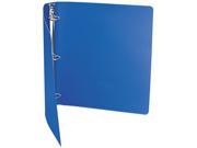ACCO 39712 ACCOHIDE Poly Ring Binder With 35 Pt. Cover 1 Capacity Dark Royal Blue