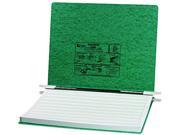 ACCO 54076 Pressboard Hanging Data Binder 14 7 8 x 11 Unburst Sheets Dark Green