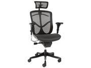 Alera EQA41ME10B EQ Series Ergonomic Multifunction High Back Mesh Chair Black