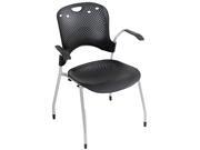 BALT 34554 Circulation Series Stacking Chair Black 25 x 23 3 4 x 34