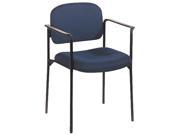 basyx VL616VA90 Guest Chair with Arms Blue