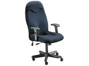 Mayline 9413AG2110 Comfort Series Executive High Back Chair Gray Fabric