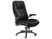 Mayline ULEXBLK Ultimo 100 Series High Back Swivel Tilt Chair Black Leather