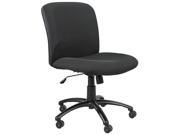 Safco 3491BL Chair Mid Back Big Tall Black