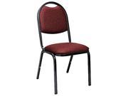 Virco 8917ERED201 Fabric Upholstered Stacking Chair 18 x 22 x 35 1 2h Sedona Ruby 4 Carton