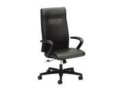 HON Ignition Series Executive High Back Chair Black Leather Upholstery