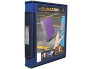 Storex 31581B06C DuraGrip Binders 1 Capacity Blue 1 Each