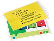 52008 Fellowes Laminating Pouches 5 mil 3 1 2 x 5 1 2 Index Card Size 25 Pack