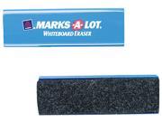 Marks A Lot 29812 Dry Erase Eraser Felt 5 1 2w x 1 7 8d x 1 1 4h