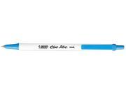 Clic Stic Retractable Ballpoint Pen Blue Ink 1mm Medium Dozen