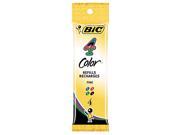 BIC FRM41 Refill for 4 Color Retractable Ballpoint Fine BLK BE GN Red Ink 4 Pack