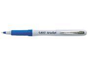 BIC GRE11 BE Grip Roller Ball Stick Pen Blue Ink Fine Dozen