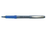 BIC GREM11 BE Grip Roller Ball Stick Pen Blue Ink Micro Fine Dozen