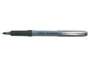 BIC GREM11 BK Grip Roller Ball Stick Pen Black Ink Micro Fine Dozen