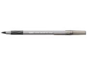BIC GSMG11 BK Ultra Round Stic Grip Ballpoint Stick Pen Black Ink Medium Dozen