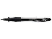 BIC RLC11 BK Velocity Roller Ball Retractable Gel Pen Black Ink Medium Dozen