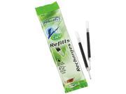 BIC RRLCP21 BK Refill for Velocity Gel Roller Ball Medium Black Ink 2 Pack