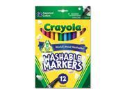 Crayola 58 7813 Washable Markers Fine Point Classic Colors 12 Set