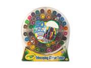 Crayola 58 8750 Telescoping Pip Squeaks Marker Tower Assorted Colors 50 Set