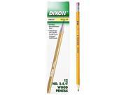 Dixon 12875 Oriole Woodcase Pencil F 2.5 Yellow Barrel 12 Pack