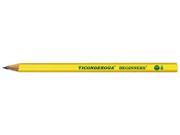 Dixon 13080 Ticonderoga Beginners Wood Pencil w o Eraser 2 Yellow Barrel Dozen