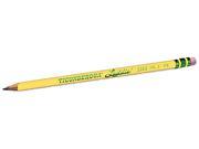 Dixon 13304 Ticonderoga Laddie Woodcase Pencil w Eraser HB 2 Yellow Barrel Dozen