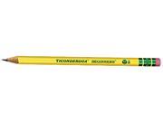 Dixon 13308 Ticonderoga Beginners Wood Pencil w Eraser HB 2 Yellow Barrel Dozen