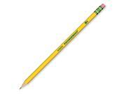 Dixon 13806 Ticonderoga Woodcase Pre Sharpened Pencil 2 Yellow Barrel 12 Pack