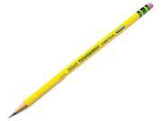 Dixon 13883 Ticonderoga Woodcase Pencil H 3 Yellow Barrel Dozen