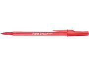 Paper Mate 3371131 Ballpoint Stick Pen Red Ink Fine Dozen