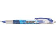 Paper Mate 31003BH Liquid Flair Porous Point Stick Pen Blue Ink Extra Fine Dozen