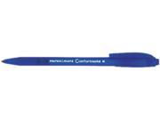 Paper Mate 6310187 ComfortMate Ballpoint Retractable Pen Blue Ink Medium Dozen