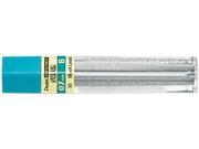 Pentel 50 B Super Hi Polymer Lead Refills 0.7mm B Black 12 Pack