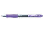Pilot 31029 G2 Gel Roller Ball Pen Retractable Purple Ink 0.7mm Fine Dozen